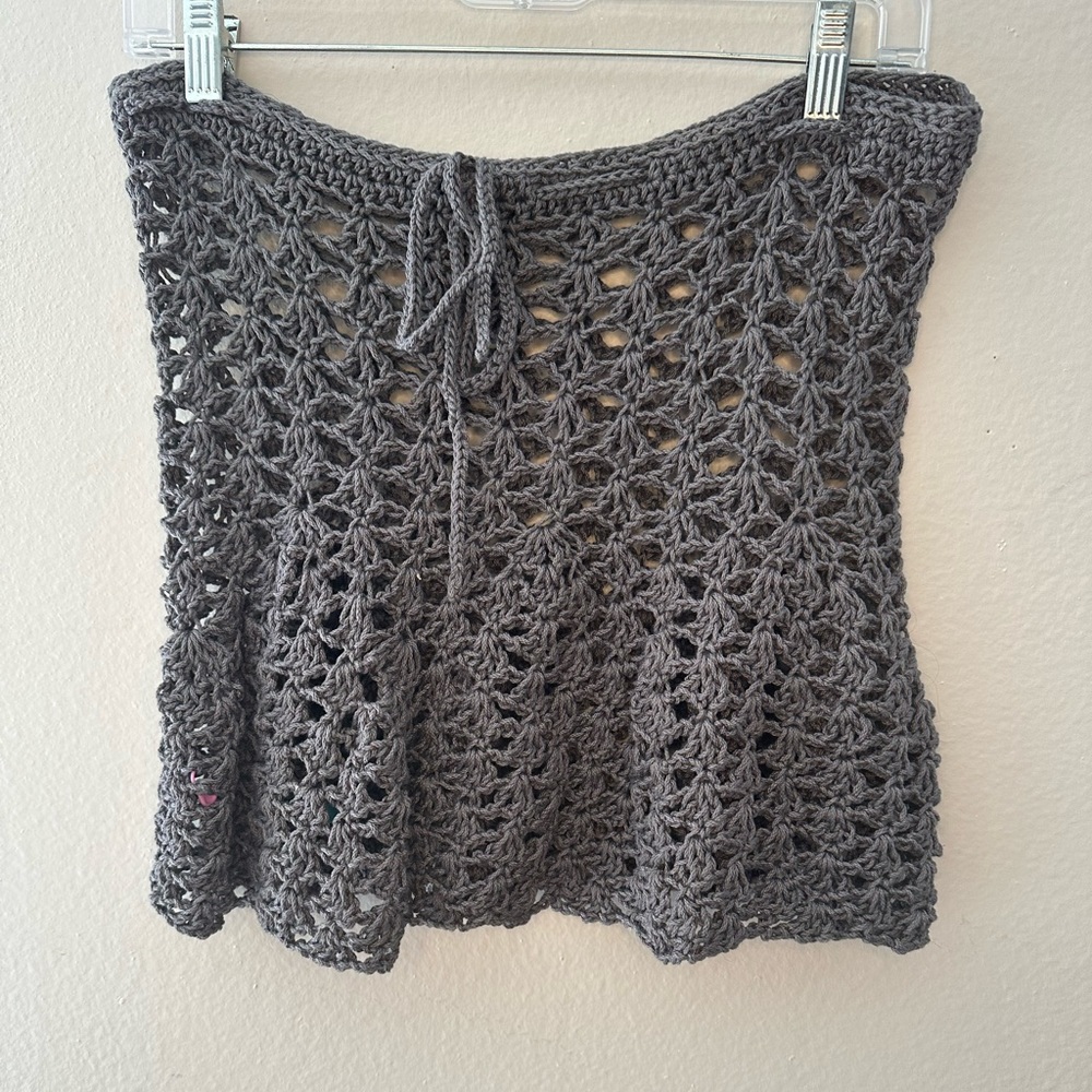 Handcrafted swimsuit cover adjustable tie